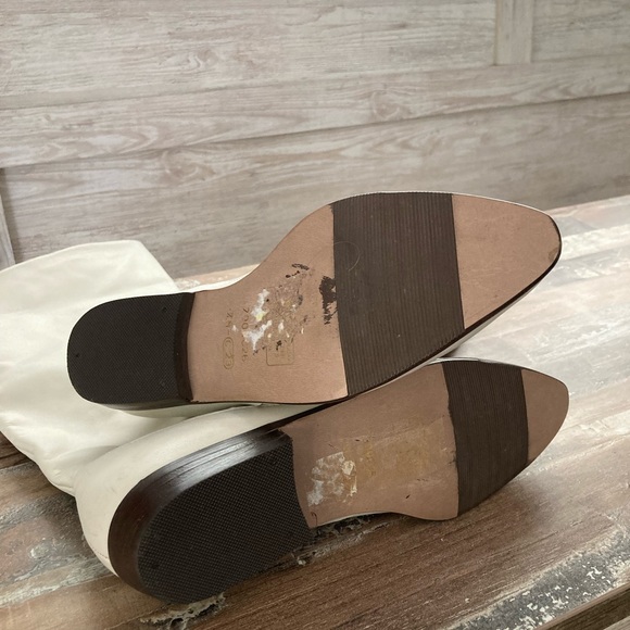 Leather cream boots - Picture 6 of 6